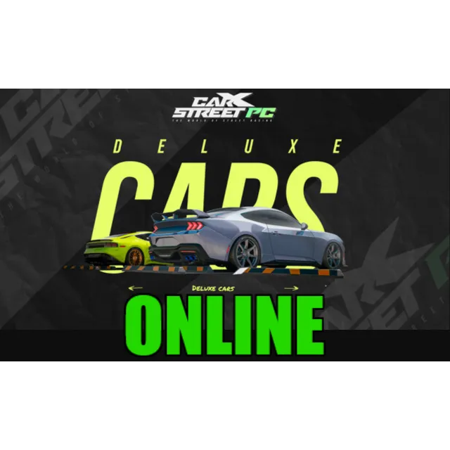 ・CARX STREET・DELUXE・ВСЕ DLC・ОНЛАЙН・STEAM АККАУНТ・