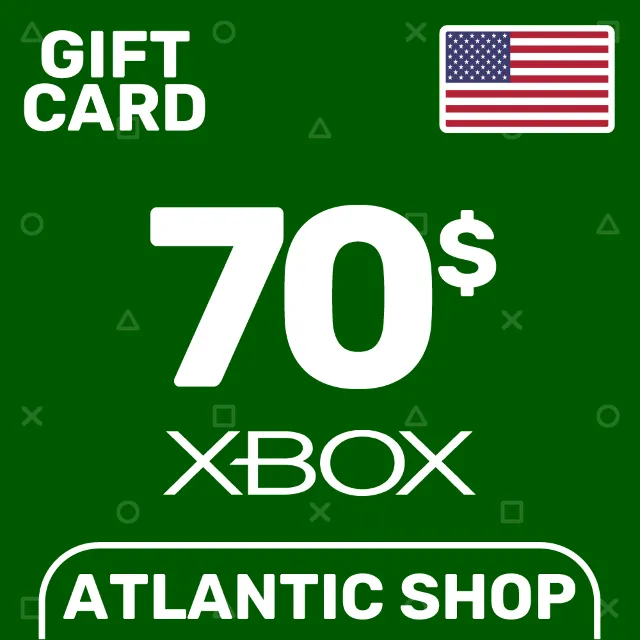 ⭐️Карта Пополнения Xbox 70$ (USD) США