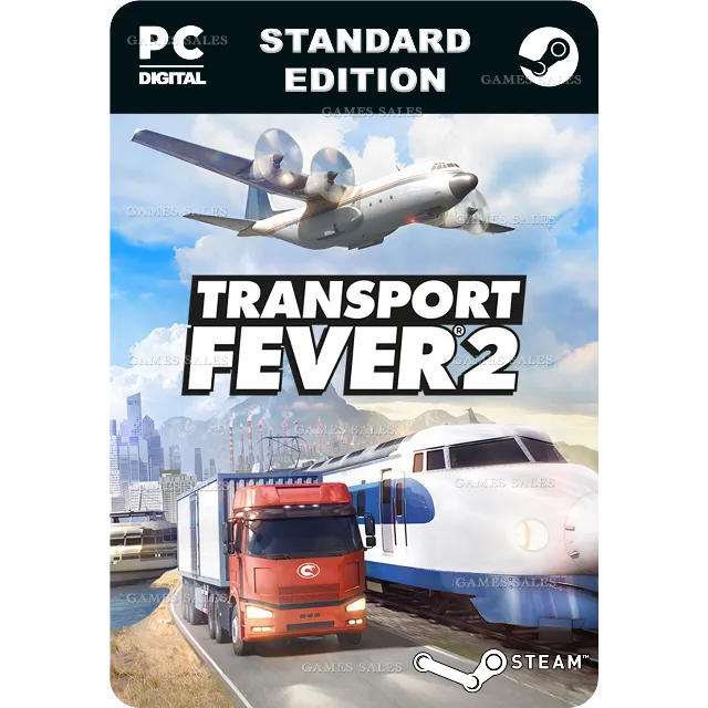 ✅💙TRANSPORT FEVER 2💙STEAM GIFT🤖АВТОДОСТАВКА🤖