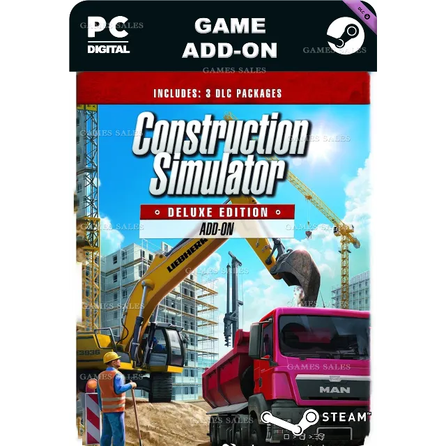 ✅💙CONSTRUCTION-SIMULATOR DELUXE ADD-ON💙STEAM GIFT🤖