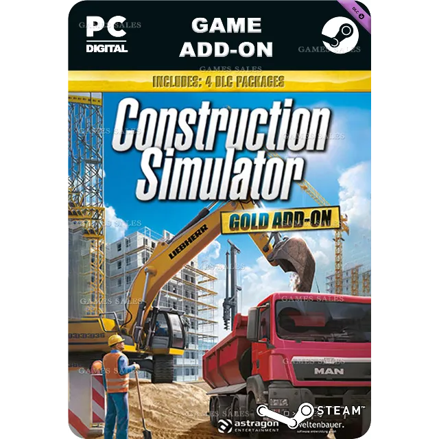 ✅💙CONSTRUCTION-SIMULATOR GOLD ADD-ON💙STEAM GIFT🤖АВТО