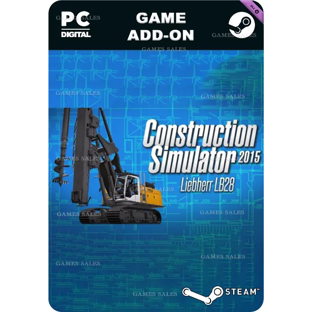 ✅💙CONSTRUCTION SIMULATOR 2015: LIEBHERR LB 28💙STEAM