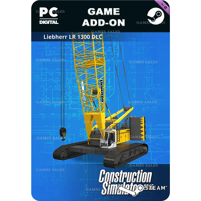 ✅💙CONSTRUCTION SIMULATOR 2015: LIEBHERR LR 1300💙STEAM