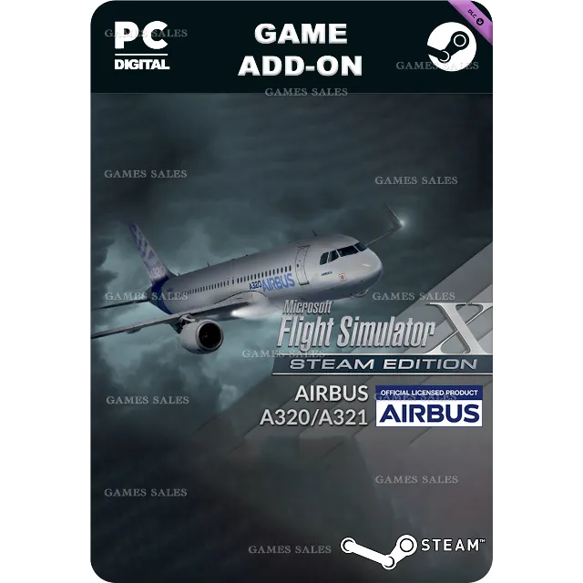 ✅💙FSX STEAM EDITION: AIRBUS A320/A321 ADD-ON💙STEAM