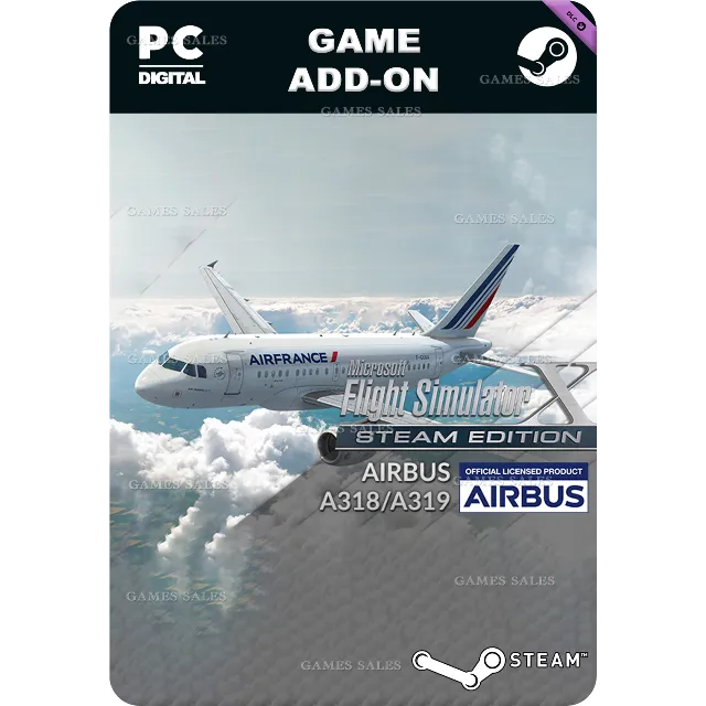 ✅💙FSX STEAM EDITION: AIRBUS A318/A319 ADD-ON💙STEAM