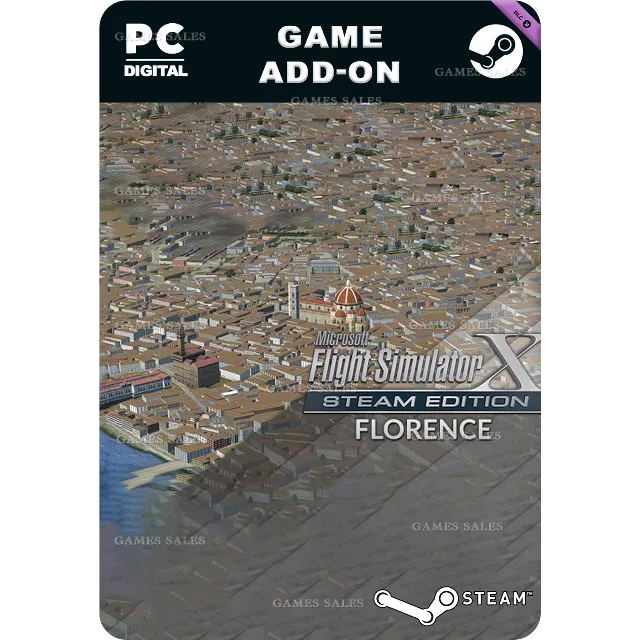 ✅💙FSX STEAM EDITION: FLORENCE ADD-ON💙STEAM GIFT🤖АВТО