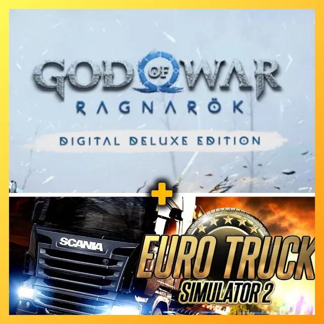 🔴GOD OF WAR RAGNAROK DELUXE+ETS 2🔥Steam🔥ВСЕ DLC🔴