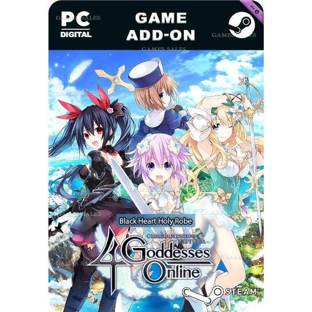✅💙CYBERDIMENSION NEPTUNIA: 4 - BLACK HEART HOLY ROBE💙