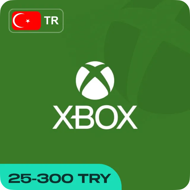 XBOX GIFT CARD (25 - 300 TRY ТУРЦИЯ)