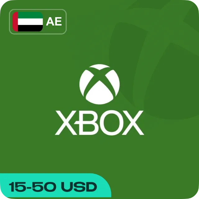 XBOX GIFT CARD (15 - 50 $ ОАЭ)