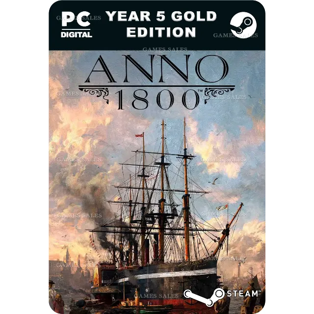 ✅💙ANNO 1800 - YEAR 5 GOLD EDITION💙STEAM GIFT🤖АВТО