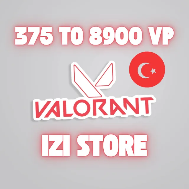 ⬛ VALORANT POINTS ТУРЦИЯ | 375 - 8900 VP 🚀