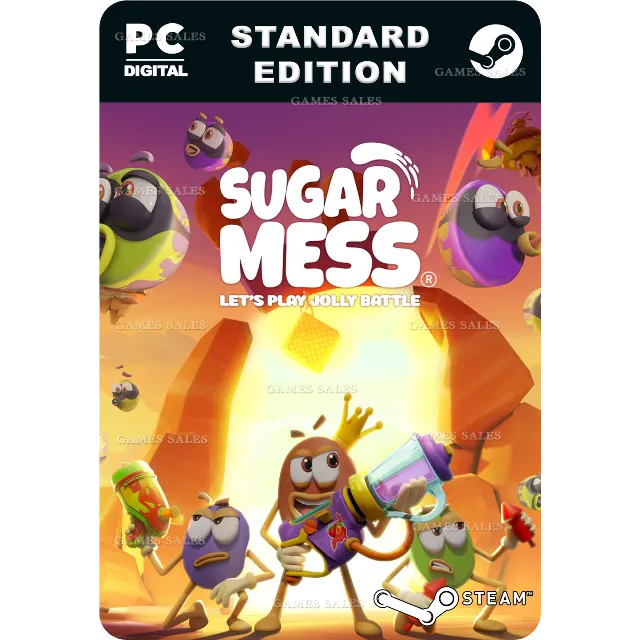 ✅💙SUGAR MESS - LET'S PLAY JOLLY BATTLE💙STEAM GIFT🤖АВ