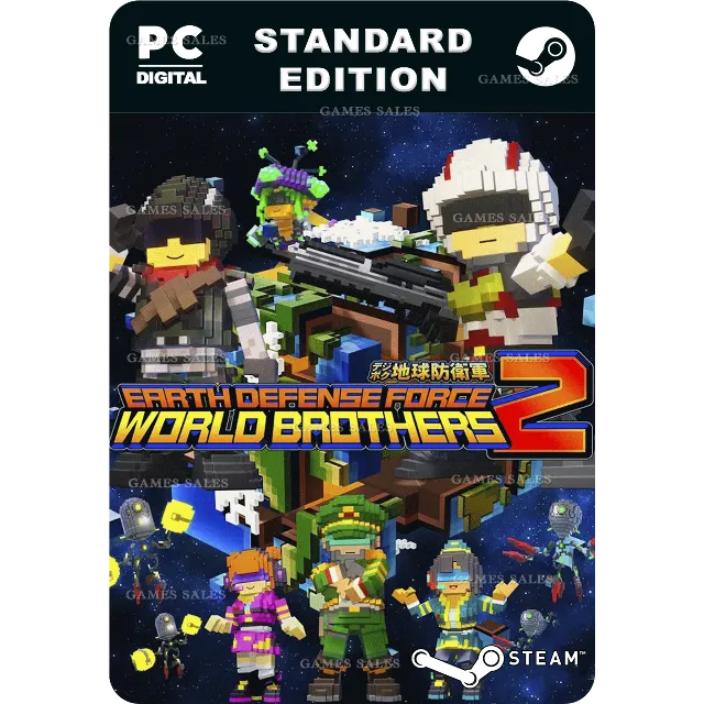 ✅💙EARTH DEFENSE FORCE: WORLD BROTHERS 2💙STEAM GIFT🤖
