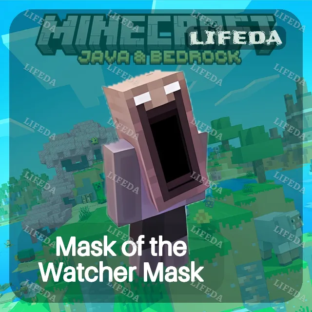 МАЙНКРАФТ ⛏️【Mask of the Watcher Mask】🏰СКИН•ТВИЧ ДРОПЫ/ДРОПСЫ• JAVA &amp; BEDROCK•GLOBAL