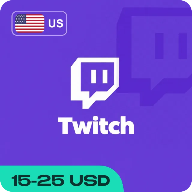 ПОДАРОЧНАЯ КАРТА TWITCH (США)