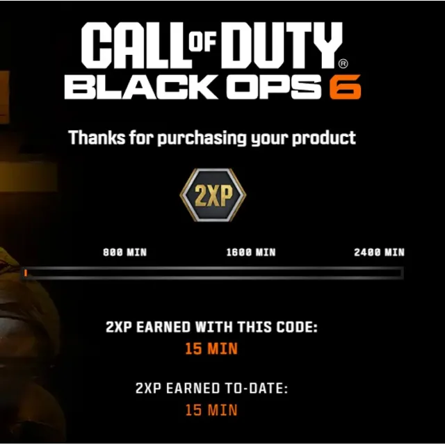 🐲 15 Minutes DOUBLE XP Boost l CoD BLACKOPS 7/6