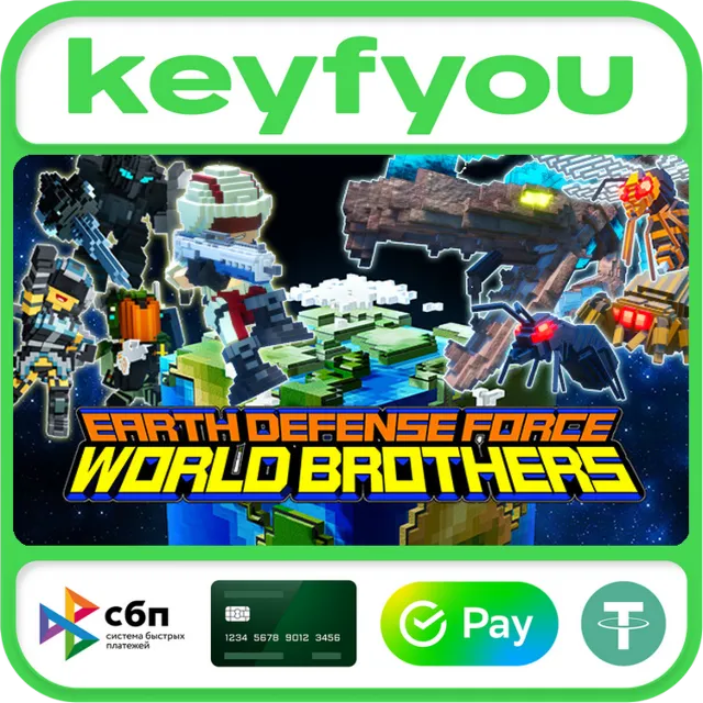 EARTH DEFENSE FORCE: WORLD BROTHERS / STEAM GLOBAL КЛЮЧ (без РФ) 🔥