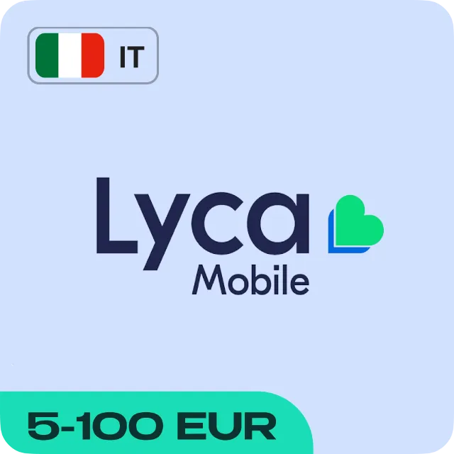 ESIM ВАУЧЕР LYCA MOBILE (ИТАЛИЯ)