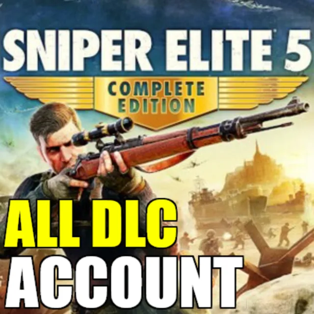 ・SNIPER ELITE 5・COMPLETE EDITION・ВСЕ DLC・STEAM АККАУНТ・