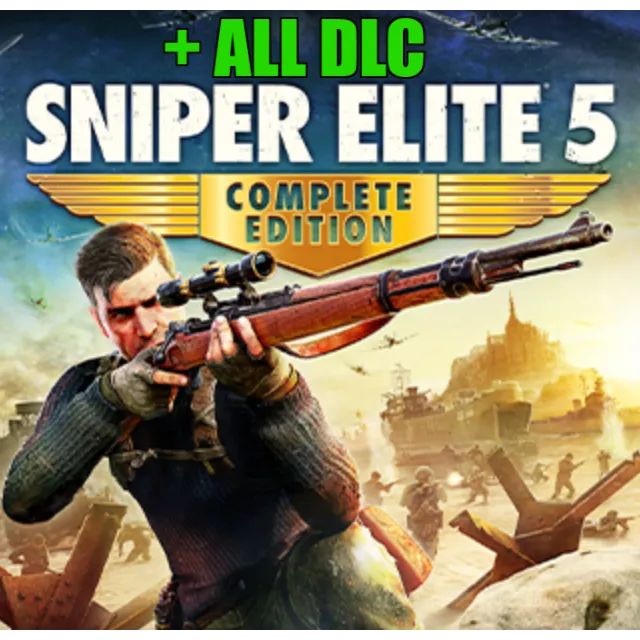 SNIPER ELITE 5・COMPLETE EDITION・ВСЕ DLC・STEAM АККАУНТ・