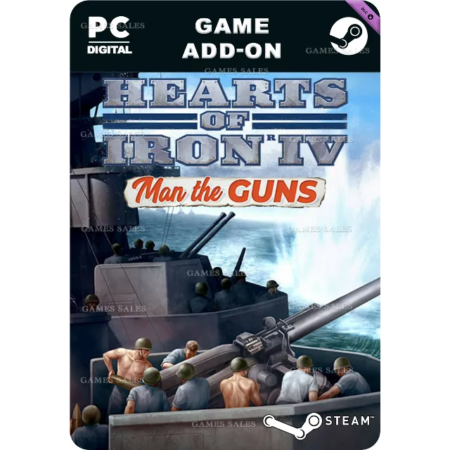 ✅💙EXPANSION - HEARTS OF IRON IV: MAN THE GUNS💙STEAM