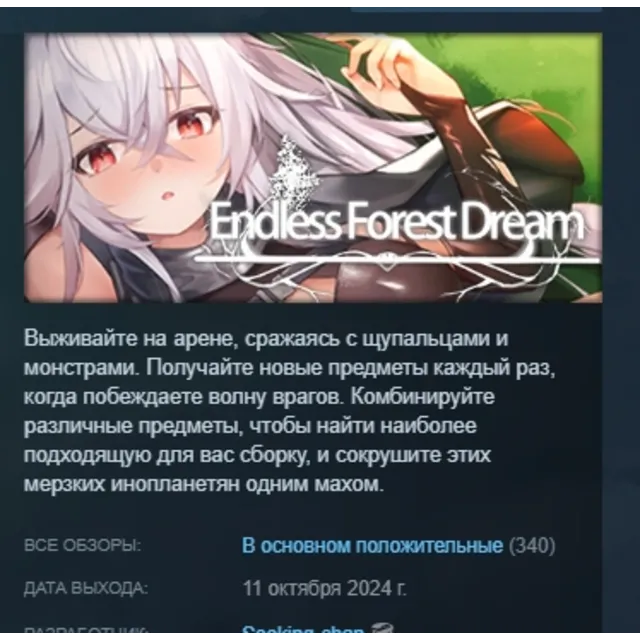 Endless Forest Dream АВТОДОСТАВКА STEAM GLOBAL МГНОВЕННО ЛИЦЕНЗИЯ
