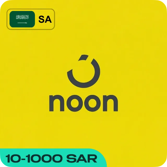 NOON GIFT CARD 10-1000 SAR САУДОВСКАЯ АРАВИЯ