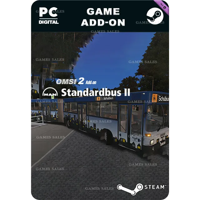 ✅💙OMSI 2 ADD-ON MAN STANDARDBUS II💙STEAM GIFT🤖АВТО