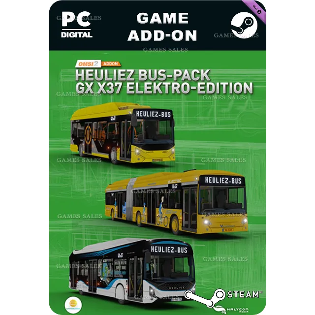 ✅💙OMSI 2 ADD-ON HEULIEZ BUS-PACK GX X37 ELEKTRO