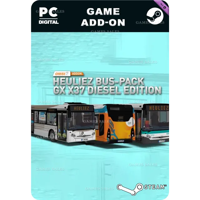 ✅💙OMSI 2 ADD-ON HEULIEZ BUS-PACK GX X37 DIESEL-EDITION