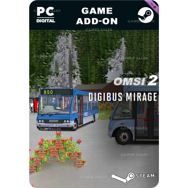 ✅💙OMSI 2 ADD-ON DIGIBUS MIRAGE💙STEAM GIFT🤖АВТО