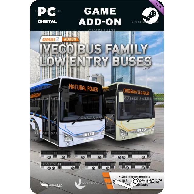 ✅💙OMSI 2 ADD-ON IVECO BUS FAMILY LOW ENTRY BUSES💙
