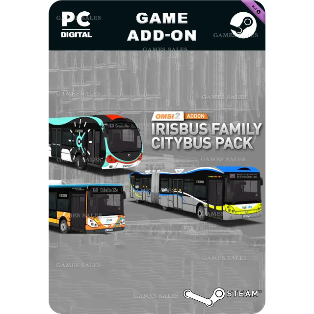 ✅💙OMSI 2 ADD-ON IRISBUS FAMILIE CITYBUS PACK💙STEAM