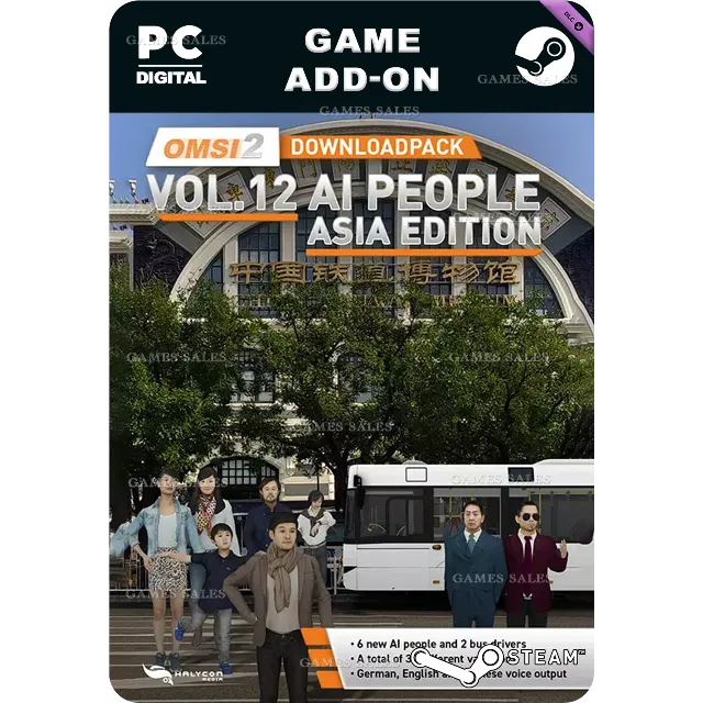 ✅💙OMSI 2 ADD-ON DOWNLOADPACK VOL. 12 – KI-MENSCHEN