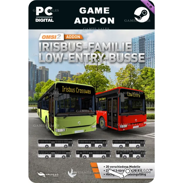 ✅💙OMSI 2 ADD-ON IRISBUS FAMILIE LOW-ENTRY-BUSSE💙STEAM