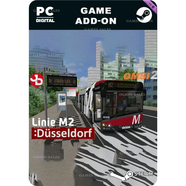 ✅💙OMSI 2 ADD-ON DÜSSELDORF M2💙STEAM GIFT🤖АВТО