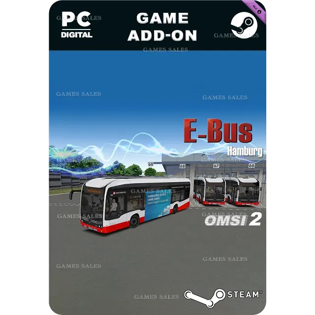 ✅💙OMSI 2 ADD-ON E-BUS HAMBURG💙STEAM GIFT🤖АВТО