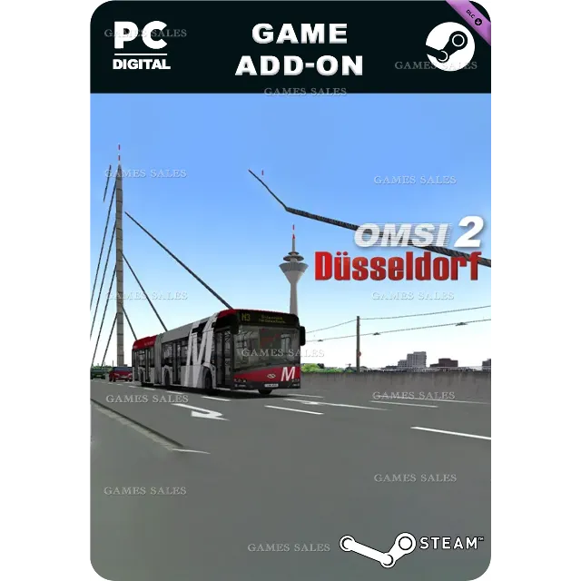 ✅💙OMSI 2 ADD-ON DÜSSELDORF💙STEAM GIFT🤖АВТОДОСТАВКА🤖