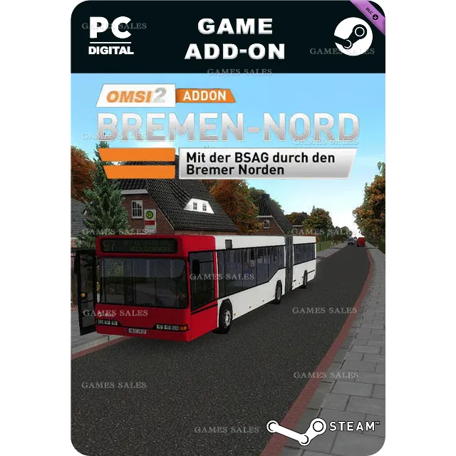 ✅💙OMSI 2 ADD-ON BREMEN-NORD💙STEAM GIFT🤖АВТОДОСТАВКА
