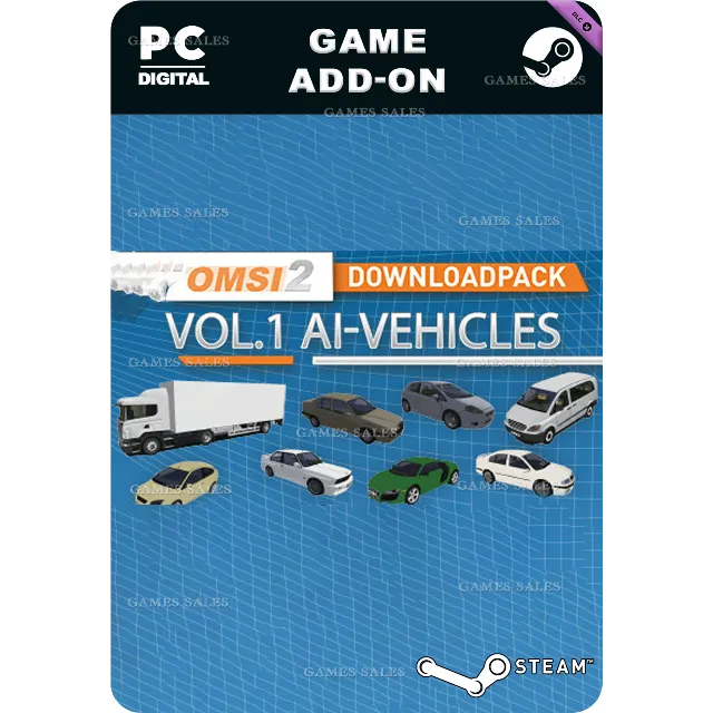 ✅💙OMSI 2 ADD-ON DOWNLOADPACK VOL. 1 - KI-FAHRZEUGE💙