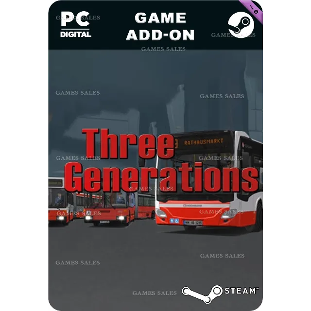 ✅💙OMSI 2 ADD-ON THREE GENERATIONS💙STEAM GIFT🤖АВТО