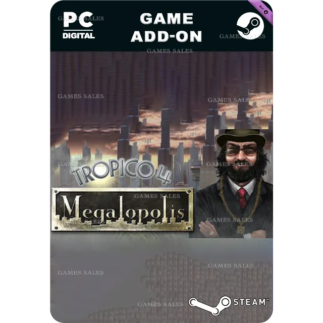 ✅💙TROPICO 4: MEGALOPOLIS DLC💙STEAM GIFT🤖АВТОДОСТАВКА