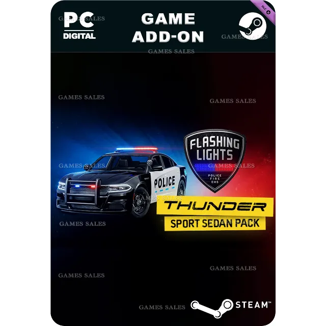 ✅💙FLASHING LIGHTS: THUNDER SPORT SEDAN PACK💙STEAM