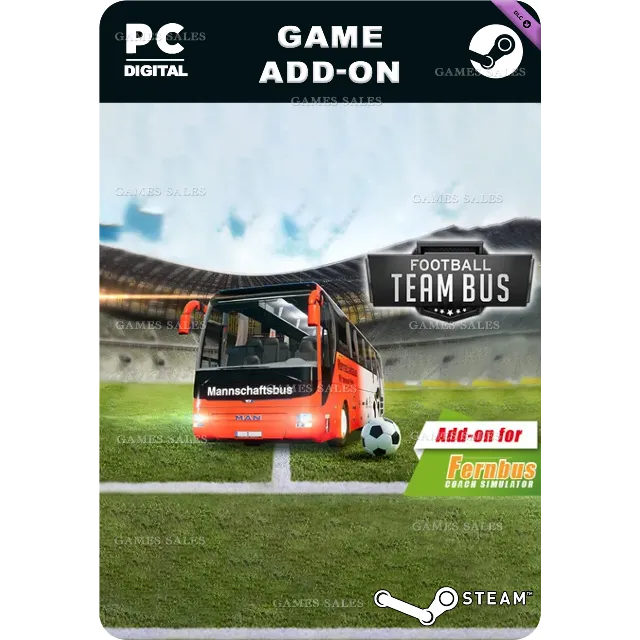 ✅💙FERNBUS SIMULATOR - ФУТБОЛЬНЫЙ АВТОБУС💙STEAM GIFT🤖