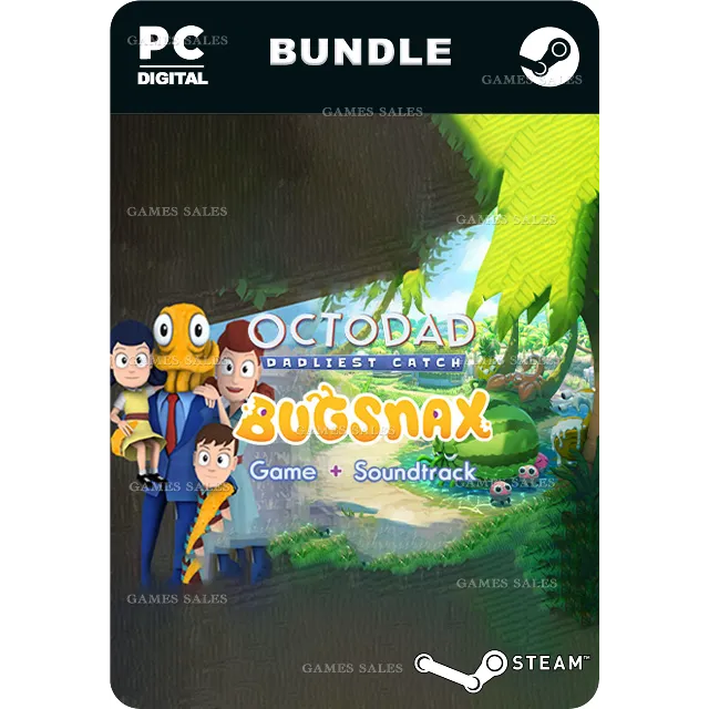 ✅💙BUGSNAX + OCTODAD + SOUNDTRACK BUNDLE💙STEAM GIFT🤖
