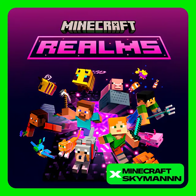 MINECRAFT REALMS+ PLUS | MARKETPLACE PASS БЫСТРО