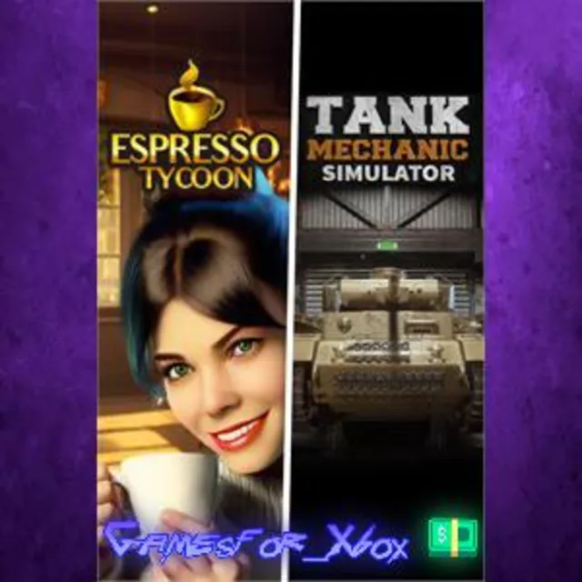 ☀️Espresso Tycoon &amp; Tank Mechanic Simulator XBOX