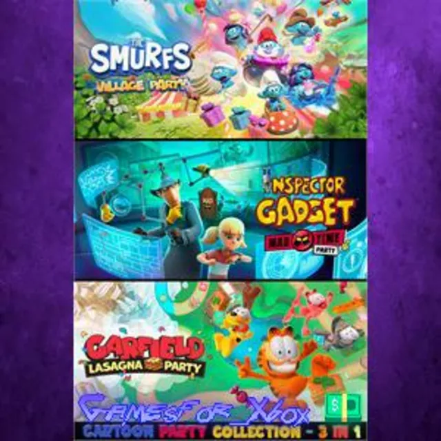 ☀️Cartoon Party Collection - 3 in 1 XBOX