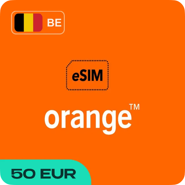 ВАУЧЕР ORANGE ESIM (БЕЛЬГИЯ)
